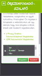 Mobile Screenshot of orszemfogado.hu